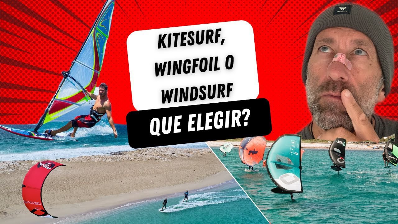 Qué es más difícil el windsurf o el kitesurf